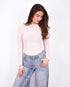 super soft cashmere top creme