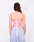 Summer corset top pink