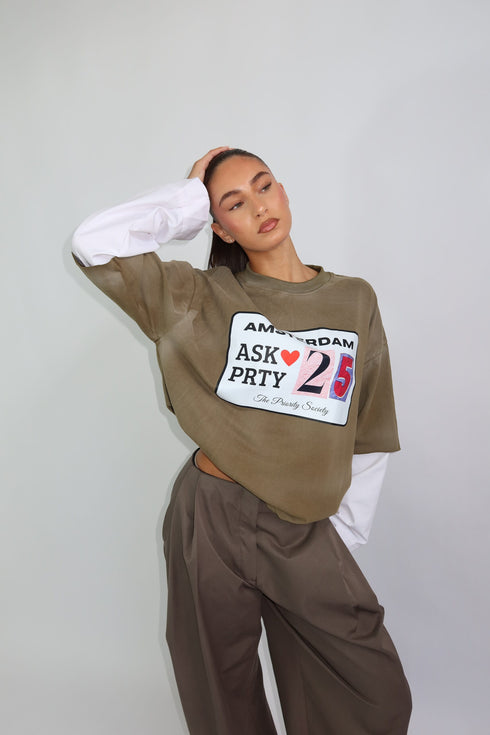 priority layered longsleeve khaki