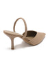 suede kitten heels taupe