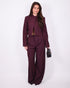 Alix Split blazer Bordeaux