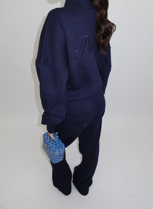 priority bomber jacket set navy