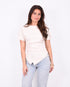 ivana draped top creme