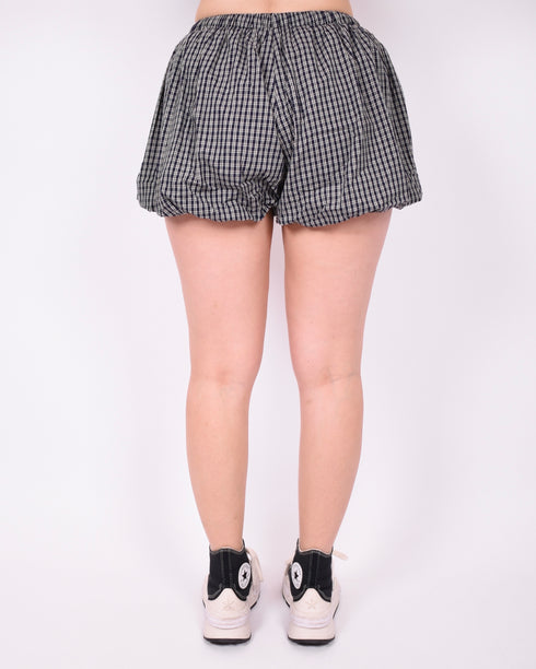checkered balloon short