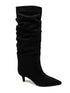Slouchy boots black