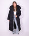 Maxi puffer coat black