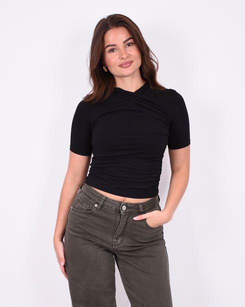ivy cross top black