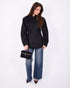 wool blazer black