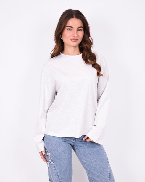 The perfect longsleeve light grey