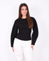 snatched longsleeve top black