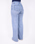Blue Wide leg stretch jeans