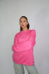 priority blanc longsleeve hot pink