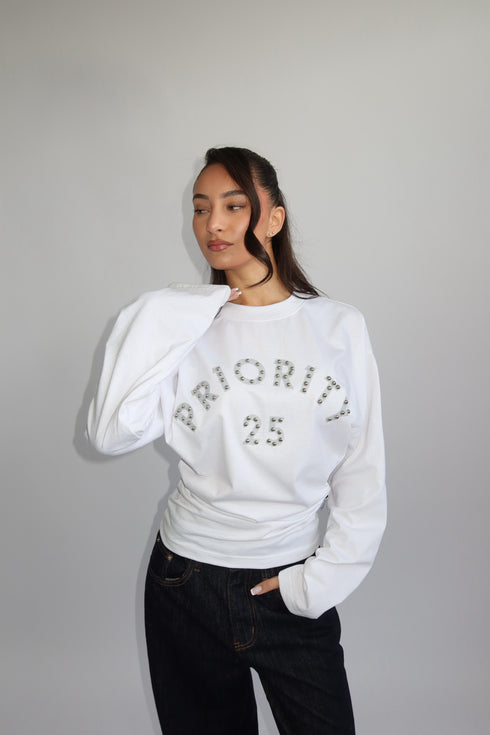 Priority 25 snatch longsleeve white