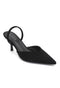 suede kitten heels black