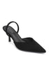 suede kitten heels black