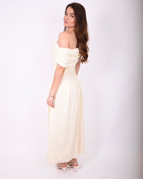 maya dress yellow