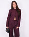 Alix Split blazer Bordeaux