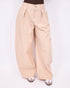 baggy Parachute pants beige