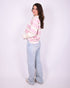 longsleeve striped shirt pink/creme