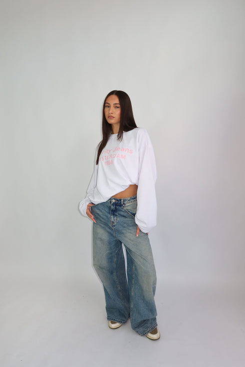 priority amsterdam longsleeve white/pink