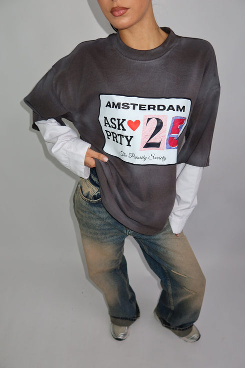 priority layered longsleeve grey