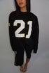 Priority ‘21’ longsleeve black/yellow