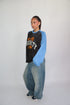 Priority ‘10’ Distressed Longsleeve Blue