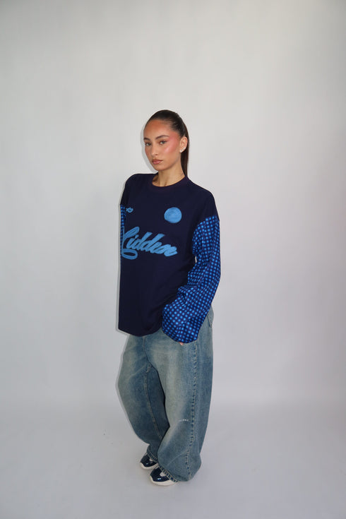 Priority hidden Longsleeve blue