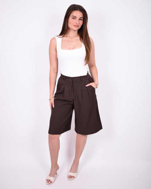 pantalon jort brown