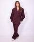 katy oversized blazer bordeaux