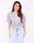 Knot tee light grey