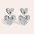 Two hearts earrings