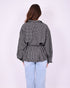 noa checkered blouse black/white