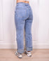petit folded stretch jeans blue