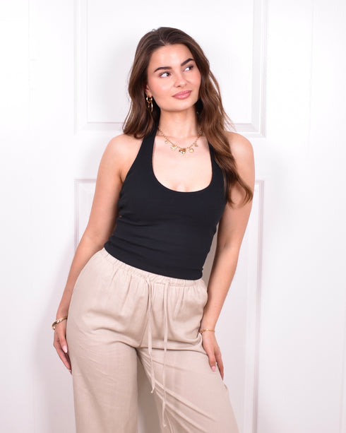 Halter top black
