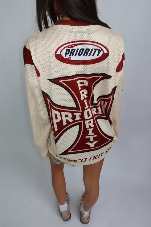priority jersey longsleeve bordeaux
