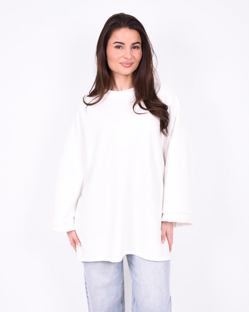 basic oversized t-shirt white