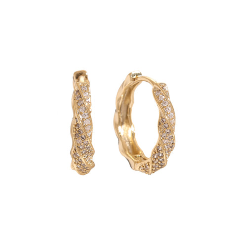 Diamond twist hoops