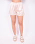 Lace short beige