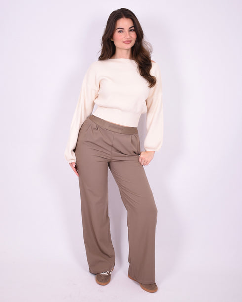 redefined pants taupe