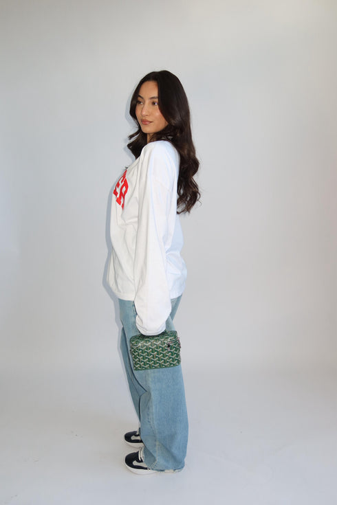 Priority worrior longsleeve white