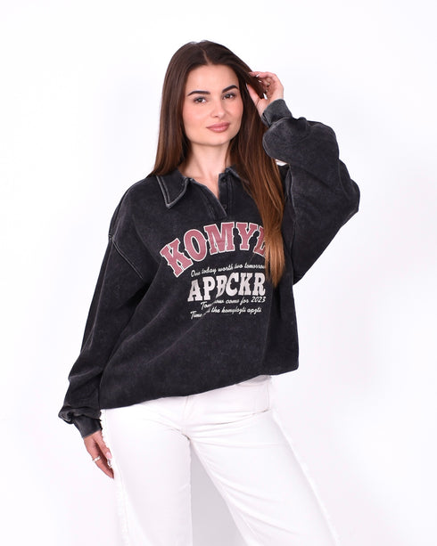 Alina sweater dark grey