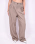 Tall stretch pantalon taupe