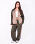 Avery contrast tracksuit green
