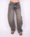 vintage barrel stretch jeans