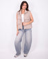 cargo gilet beige