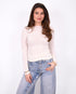 super soft cashmere top creme
