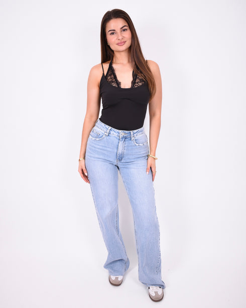 Tall Wide leg stretch jeans blue