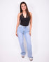 Tall Wide leg stretch jeans blue