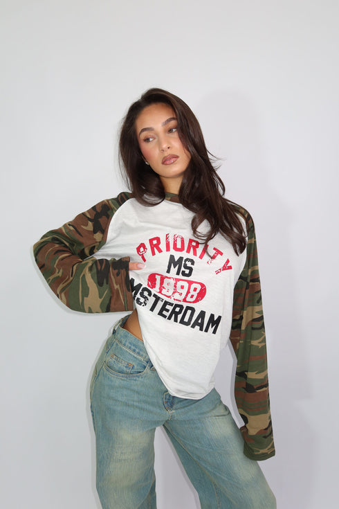 Priority camo Amsterdam longsleeve